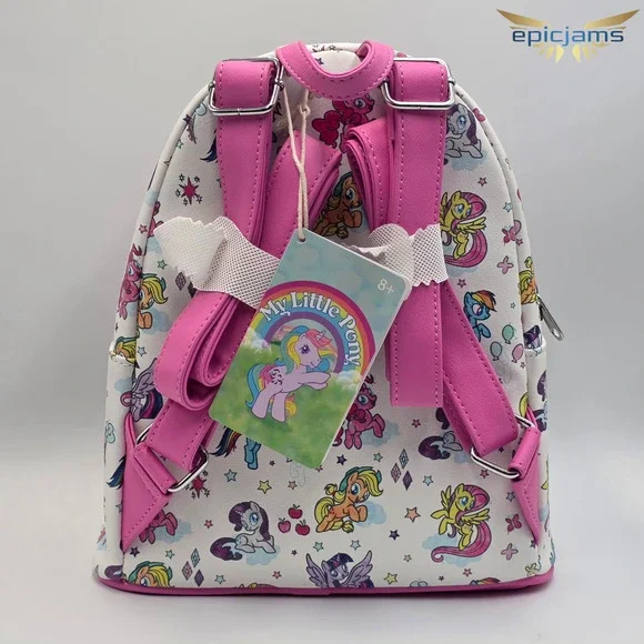 Loungefly My Little Pony Mane Six Heart Mini Backpack New - Picture 5 of 5